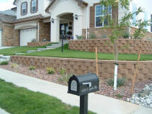 Construction Project by Rittz Services:  Retaining Wall